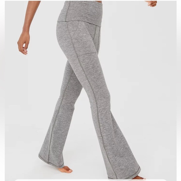 aerie Pants - Offline by Aerie the hugger high waist fold over flared leggings